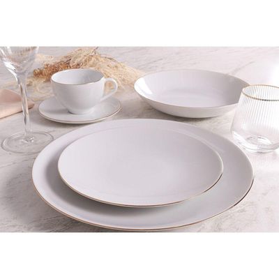 Aparelho De Jantar Tramontina Anna Em Porcelana Decorada 20 Peças Jogo De Pratos Tramontina