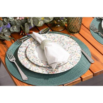 Aparelho De Jantar Tramontina Em Porcelana Decorada 30 Peças Jogo De Pratos Especial