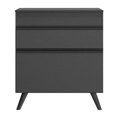 Balcão Cozinha Para Cooktop 70 Cm 1 Porta Mp3706.895 Preto