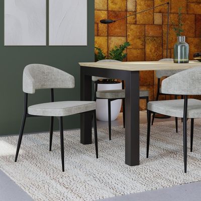 Cadeira Bless Fixa C/4 Pés 53 X 55 X 78cm. Lautrec Off White Lautrec Off White