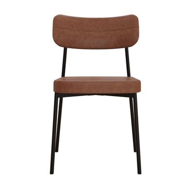 Cadeira Mynna Fixa C/4 Pes 525 X 470 X 790 Mm C/1 Un. Courino Whisky Courino Whisky