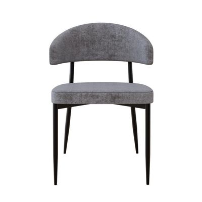 4 Unidades Cadeira Bless Fixa C/4 Pés 53 X 55 X 78cm. Lautrec Cinza Lautrec Cinza