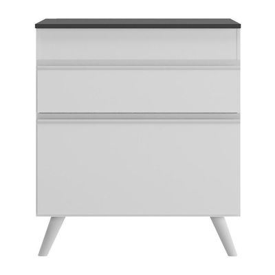 Balcão Cozinha Para Cooktop 70 Cm 1 Porta Mp3706.891 Branco