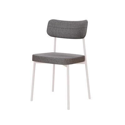 Cadeira Mynna Fixa C/4 Pes 525 X 470 X 790 Mm C/1 Un Pés Brancos. Corriente Cinza Corriente Cinza