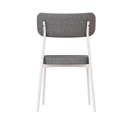 Cadeira Mynna Fixa C/4 Pes 525 X 470 X 790 Mm C/1 Un Pés Brancos. Corriente Cinza Corriente Cinza