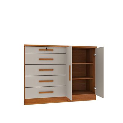 Comoda Istambul 5 Gavetas 2 Portas Tcil