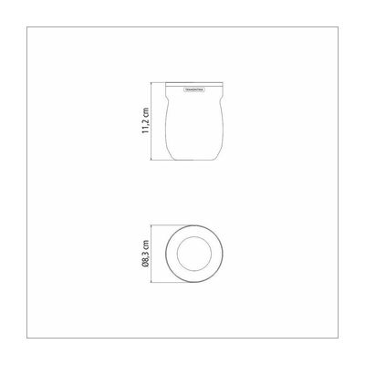 Cuia Térmica Tramontina Em Aço Inox 240 Ml