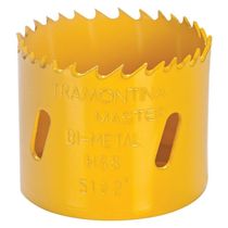 Serra Copo Bi-metálica 17 Mm 11/16" Tramontina Com Dentes Em Aço Rápido Hss Tramontina
