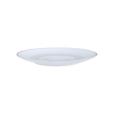 Prato Raso Tramontina Lineare Em Porcelana Decorada 25 Cm Tramontina