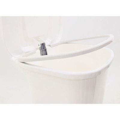 Lixeira Tramontina T-force Em Polipropileno Branco 25 L Tramontina