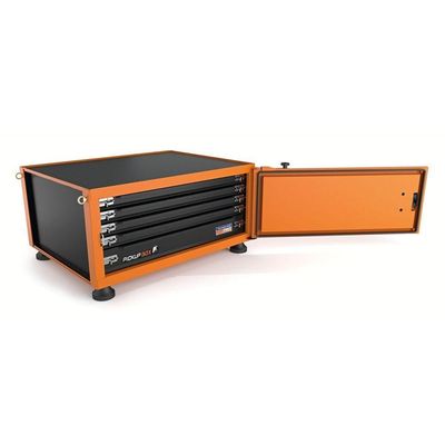 Caixa Para Ferramentas Pickup Box 1000x820x500 Mm Tramontina Pro Laranja Tramontina