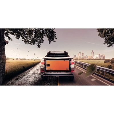 Caixa Para Ferramentas Pickup Box 1000x500x500 Mm Tramontina Pro Laranja Tramontina