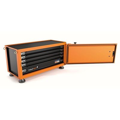 Caixa Para Ferramentas Pickup Box 1000x500x500 Mm Tramontina Pro Laranja Tramontina