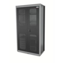 Armário Vertical Para Ferramentas 2 Portas Com Visores E 5 Gavetas Tramontina Pro Cinza Tramontina