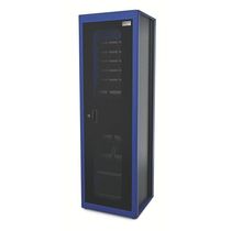 Armário Para Ferramentas Com 1 Porta, 29 Caixas Plásticas Bin E Visor Tramontina Pro Azul Tramontina