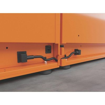 Armário Smart System Visores Para Ferramentas 2 Portas E 5 Prateleiras Tramontina Laranja