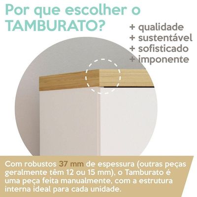 Armário Para Escritório 2 Portas 3 Prateleiras Loke Olmo/branco