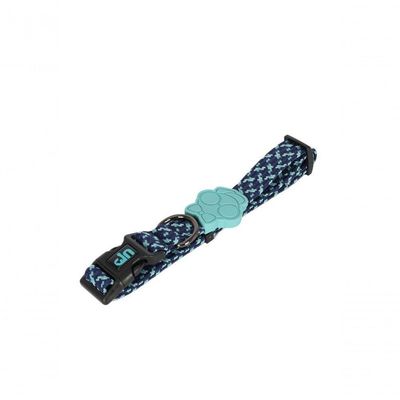 Coleira Para Pet Azul - M Azul