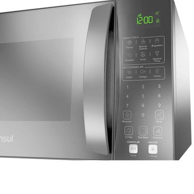 Forno de Micro-ondas Consul CMS46AR com Função Menu Fácil 32L - Prata Prata / 220