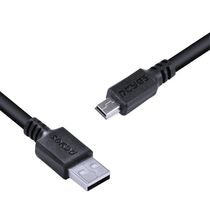 Cabo Usb A 2.0 Macho Para Mini Usb B Macho 28Awg Puro Cobre