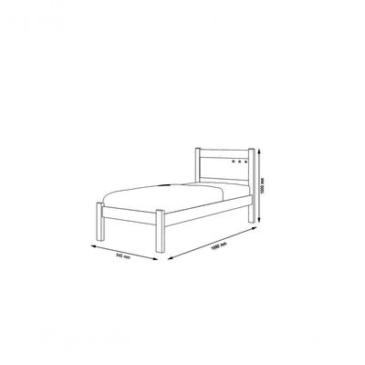 Cama Solteiro Paola Malbec Framar