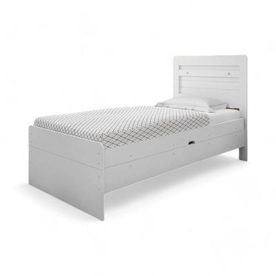 Cama Solteiro Larissa Branca