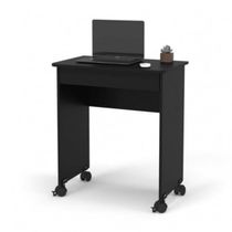Mesa Escrivaninha Compacto Not 0,70 Para Quarto E Office Com Gaveta Preto