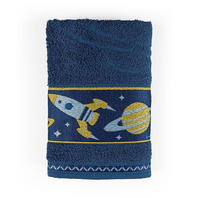 Toalha De Banho Kids Minimi 100% Algodão 1 Peça - Galaxia Marinho
