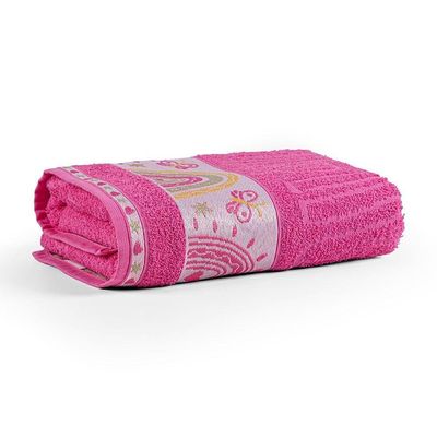 Toalha De Banho Kids Minimi 100% Algodão 1 Peça - Rainbow Pink