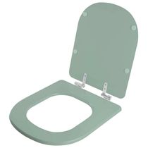 Assento Sanitário Soft Close Flox Verde Claro Para Vaso Fiori