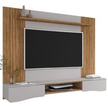 Painel Suspenso Tv 65 Pol 177 Cm Buzios Bechara Cinamomo Off White