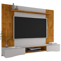 Painel Suspenso Tv 65 Pol 177 Cm Buzios Bechara Naturalle Off White
