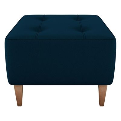 Puff Decorativo Para Sala Piva 62x52 Cm E433 Milani Store Azul