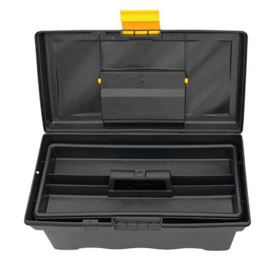 Caixa De Ferramentas Plástica 18x32cm - Dtools Para Organização De Ferramentas