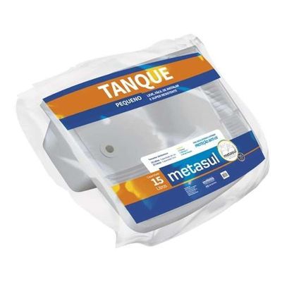 Tanque Plástico 23 Litros Branco Metasul - Polipropileno Anti-uv - Válvula 1