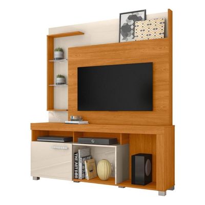 Home Theater ícaro Com Painel Cinamomo/off-white