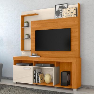 Home Theater ícaro Com Painel Cinamomo/off-white