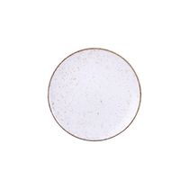 Prato Sobremesa Tramontina Rustico Marrom Maxforce Em Porcelana 19 Cm Tramontina