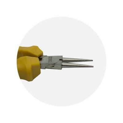 Alicate Mini Pro Bico Redondo 4,5'' Forjado Em Aço - Dtools
