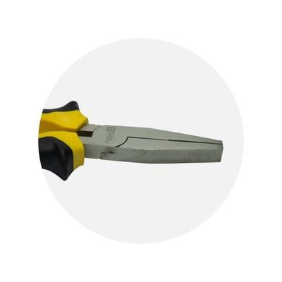 Alicate Pro Bico Chato 6 Polegadas Em Cromo Vanadium - Empunhadura Pvc Borracha - Dtools