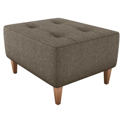 Puff Para Sala 62 Cm Piva Tecido Boucle Milani Store Marrom Marrom