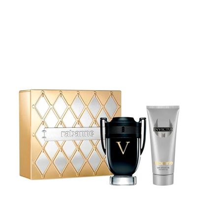 Kit Rabanne Invictus Victory Masculino - Edp 100ml + Sg 100ml