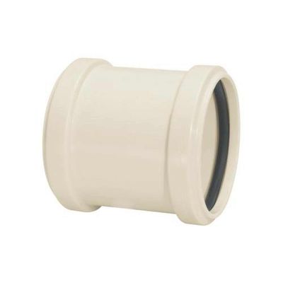 Luva De Correr 40mm Para Tubo De Esgoto Pvc Branca - Plastubos