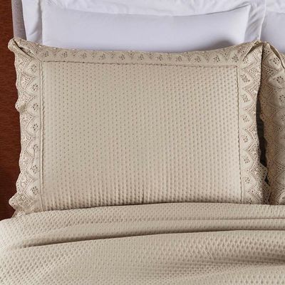 Colcha Queen Home Madrid Com Bordado Inglês 300 Fios 3 Peças - Avela