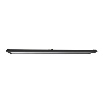 Luminária Led Taschibra Tl Slim 20 De Sobrepor 40w Bivolt Preta 3000k Luz Amarela