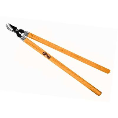 Tesoura De Poda 60cm Com Cabo De Madeira - Ideal Para Jardins E Hortas