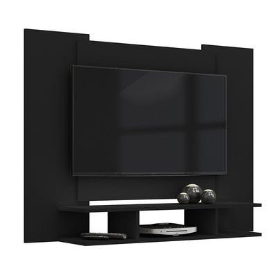 Painel Ej - Mdp 1 Porta E 1 Gaveta Preto - Ej Móveis