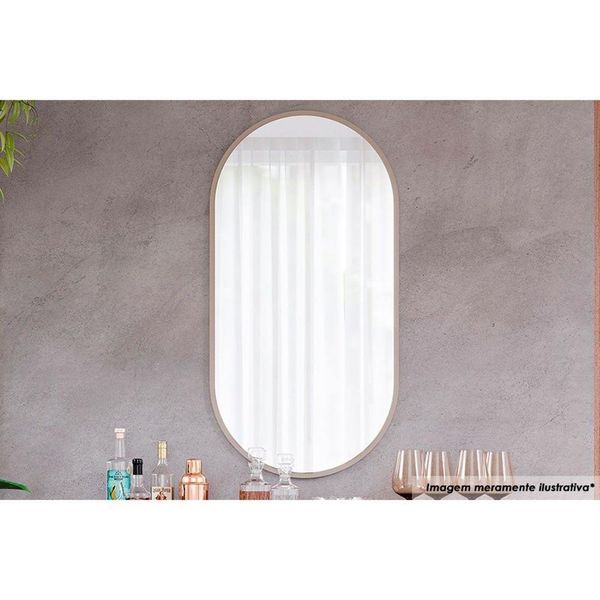 Espelho Quarto De Casal Jade Off White - Cimol