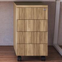 Gaveteiro 4 Gavetas Office 36 Cm 25908 Artesano Nogal Sevilha