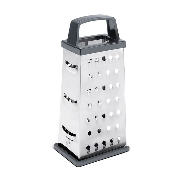 Ralador Brinox 4 Faces com Visor Top Pratic 20,5cm - Aço Inox